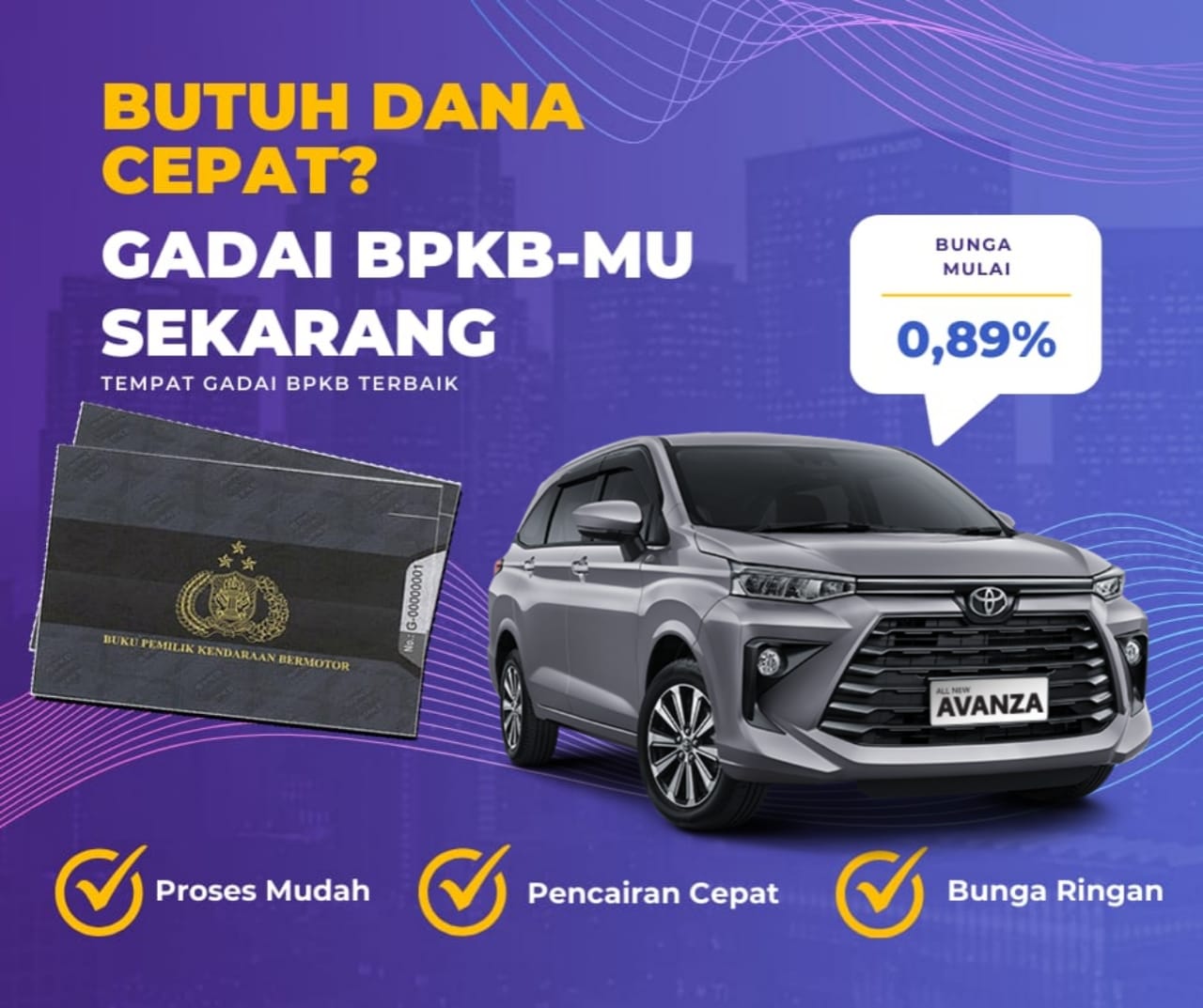 Kredit Jaminan Bpkb Mobil Toyota Avanza Dapat Dana Berapa? Seperti Ini Simulasinya